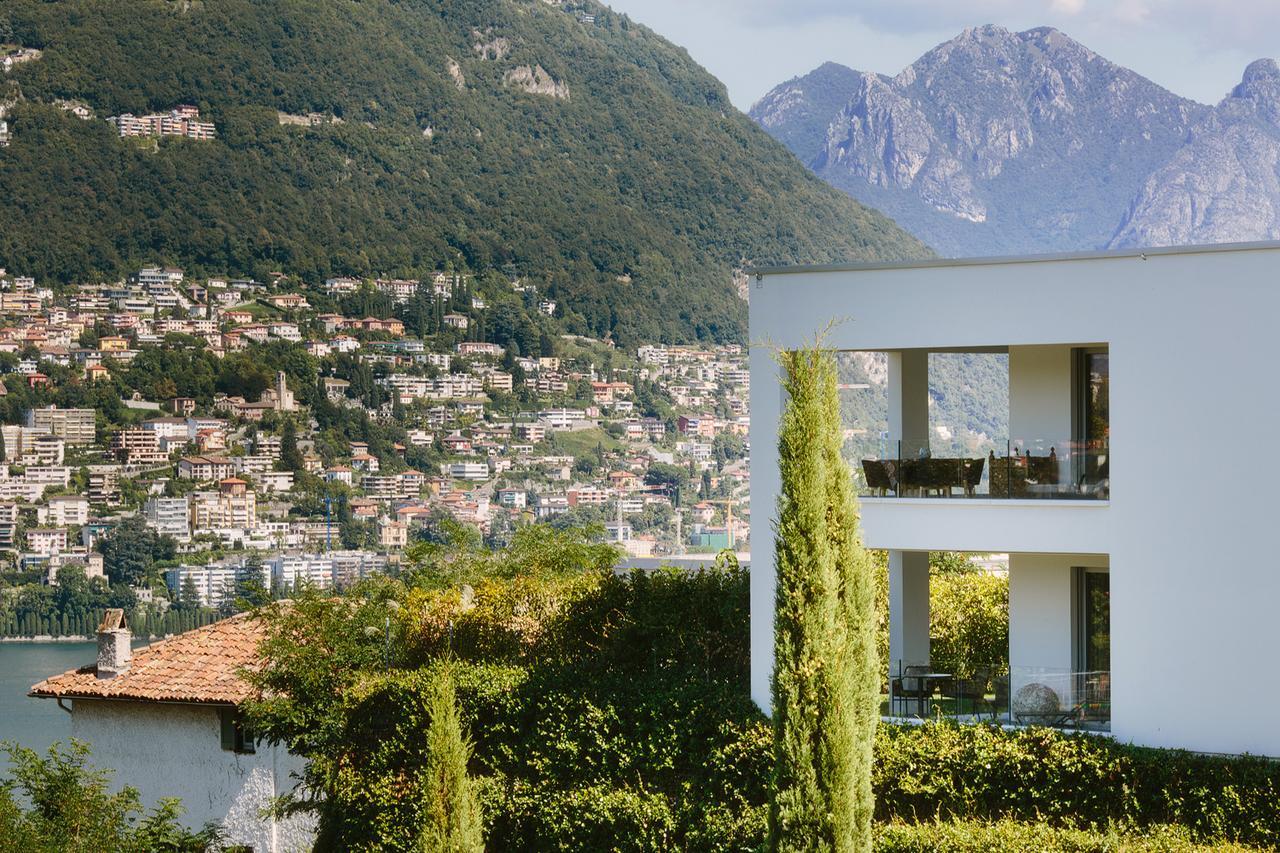 Hotel The View Lugano Paradiso Exterior foto