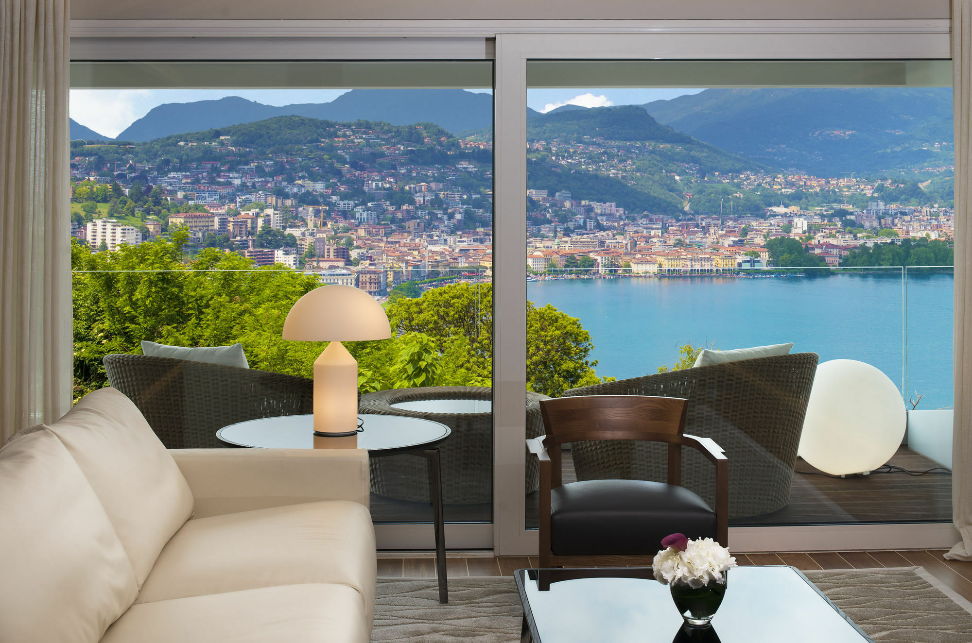 Hotel The View Lugano Paradiso Exterior foto