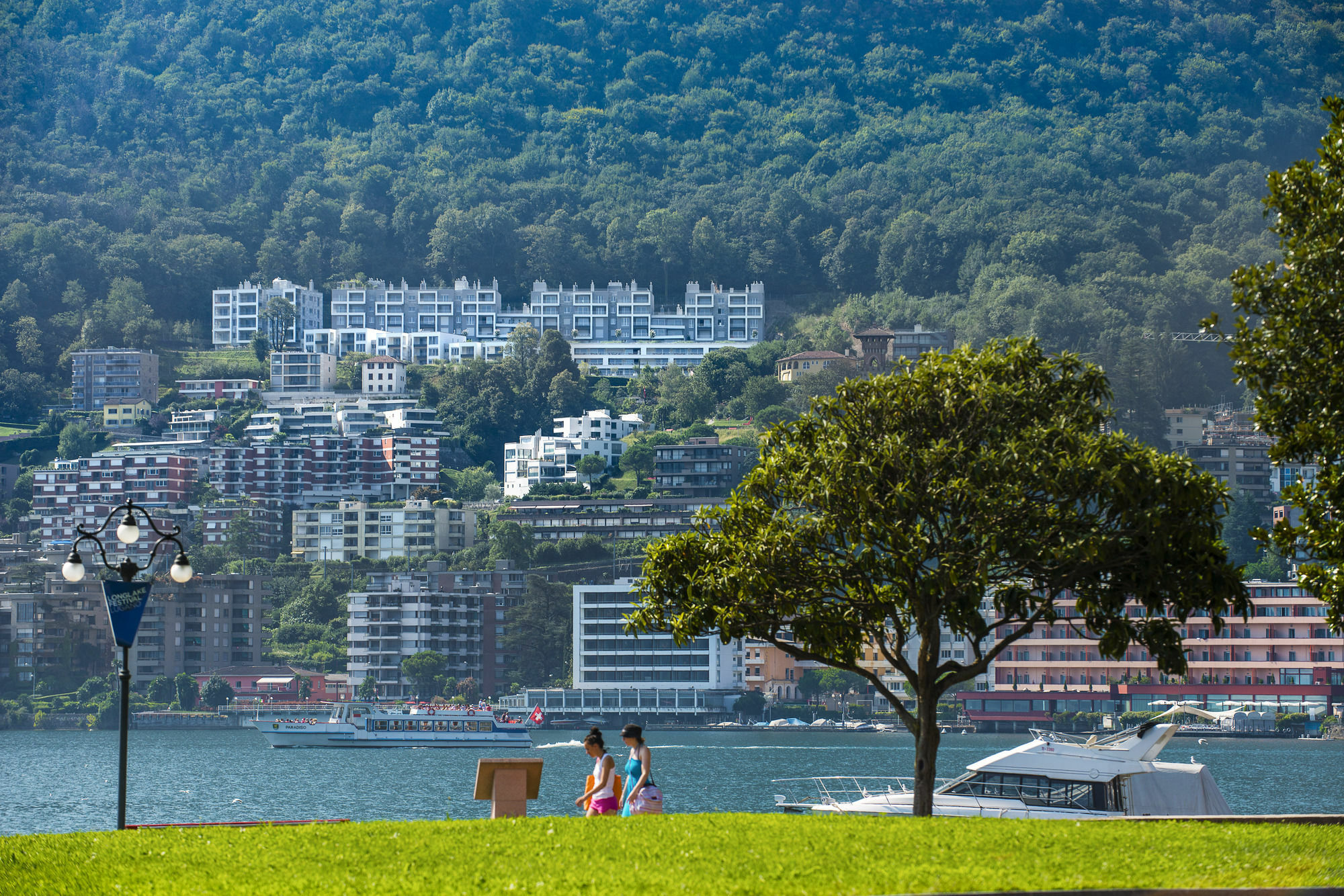Hotel The View Lugano Paradiso Exterior foto