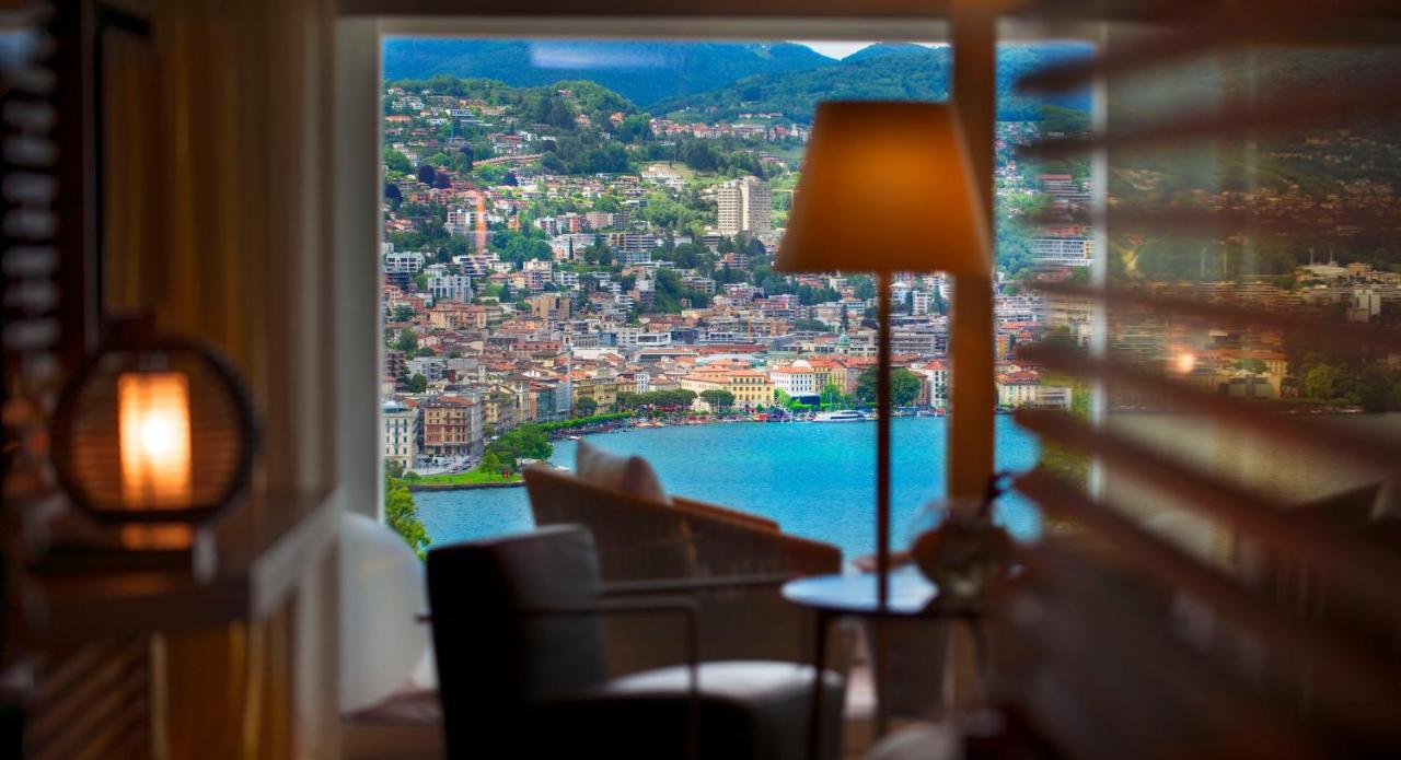 Hotel The View Lugano Paradiso Exterior foto